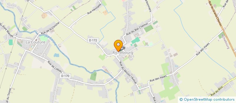 localisation de l'entreprise STINOD  LA COUTURE