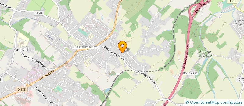 localisation de l'entreprise STIP ELEC  CASTELMAUROU