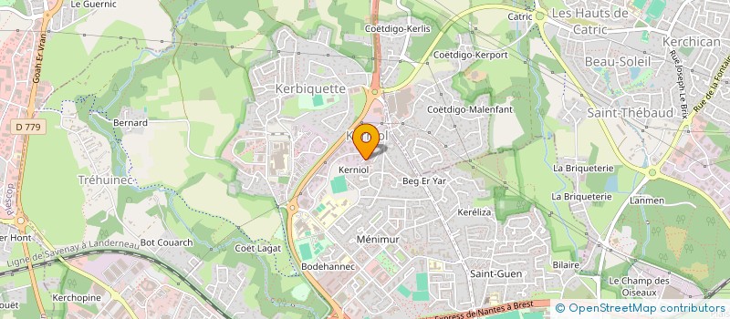 localisation de l'entreprise STIPAC à VANNES