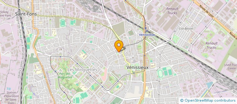 localisation de l'entreprise STIPE RHONE ALPES  VENISSIEUX