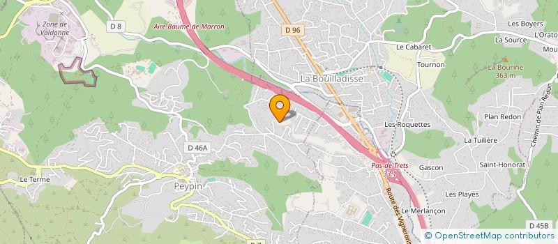 localisation de l'entreprise STIPECS à PEYPIN