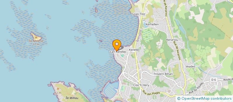 localisation de l'entreprise STIPEG  TREBEURDEN