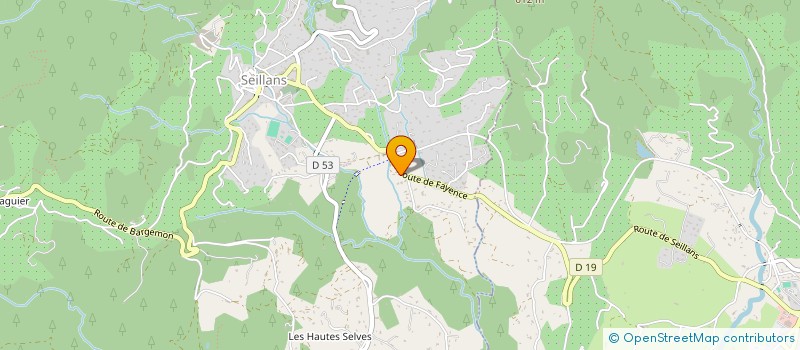 localisation de l'entreprise STIPP  SEILLANS