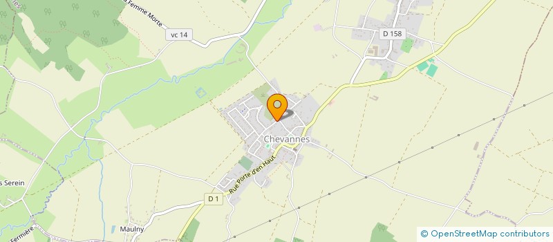 localisation de l'entreprise STIRN FINANCES à CHEVANNES