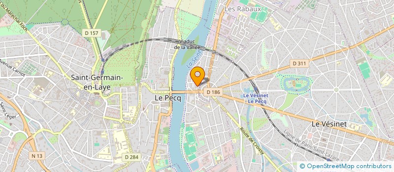 localisation de l'entreprise STIS  LE PECQ