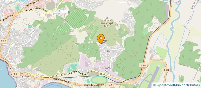 localisation de l'entreprise STIS SARL à AJACCIO