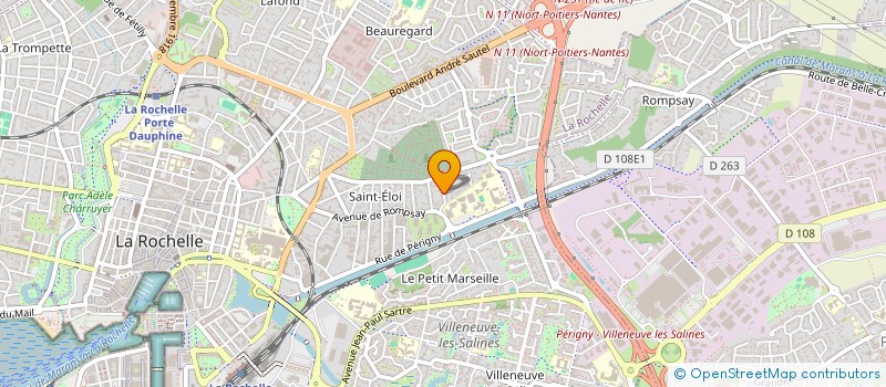 localisation de l'entreprise STITEN  LA ROCHELLE