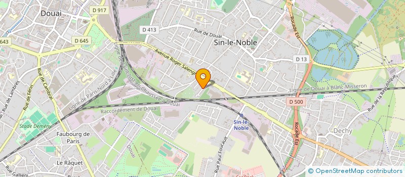 localisation de l'entreprise STIV  SIN-LE-NOBLE