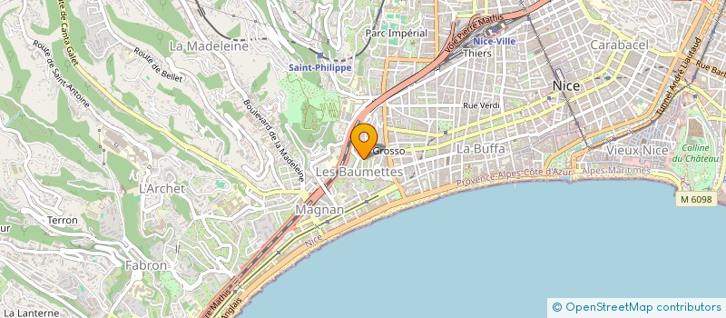 localisation de l'entreprise STIVAZUR à NICE