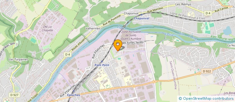 localisation de l'entreprise STIVIMMO à SAINT-OUEN-L'AUMONE