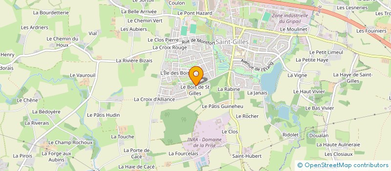 localisation de l'entreprise STJ à SAINT-GILLES