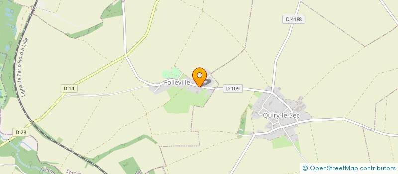 localisation de l'entreprise STJ  FOLLEVILLE