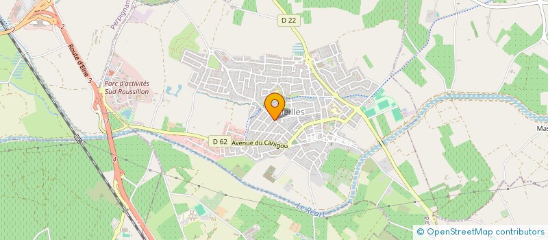 localisation de l'entreprise STJ  SALEILLES