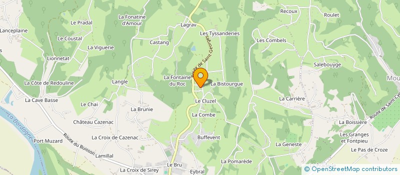 localisation de l'entreprise STJ ARTIBAT  COUX ET BIGAROQUE-MOUZENS