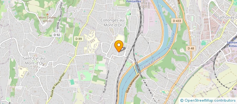 localisation de l'entreprise STJA LES LAGOS  COLLONGES-AU-MONT-D'OR