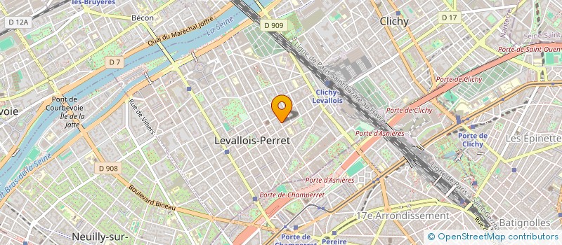 localisation de l'entreprise STK à LEVALLOIS-PERRET
