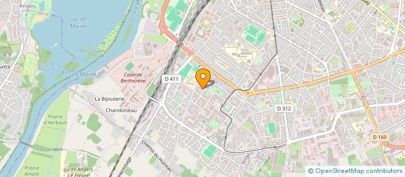 localisation de l'entreprise STK à ANGERS