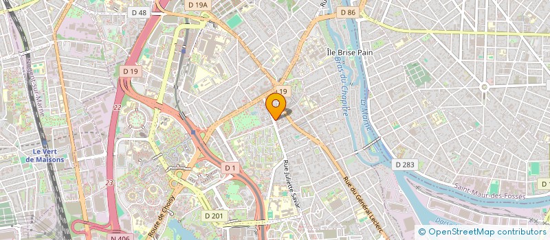 localisation de l'entreprise STK  CRETEIL