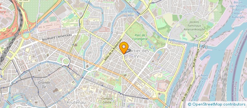 localisation de l'entreprise STK EXPERTISES à STRASBOURG