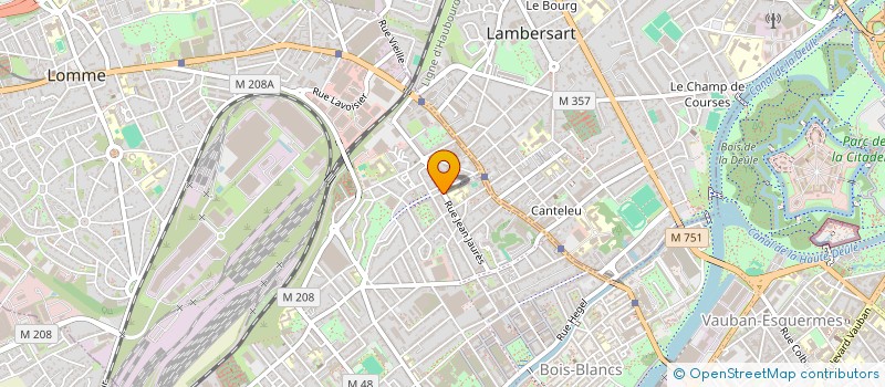 localisation de l'entreprise STL à LILLE