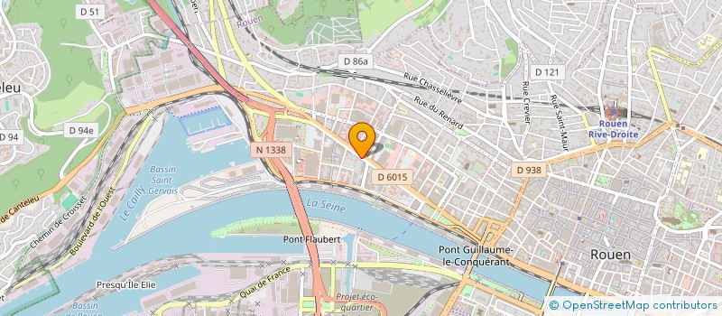 localisation de l'entreprise STL  ROUEN