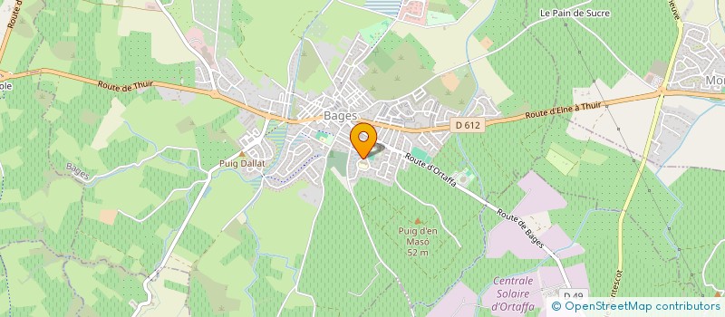 localisation de l'entreprise STL 66 à BAGES