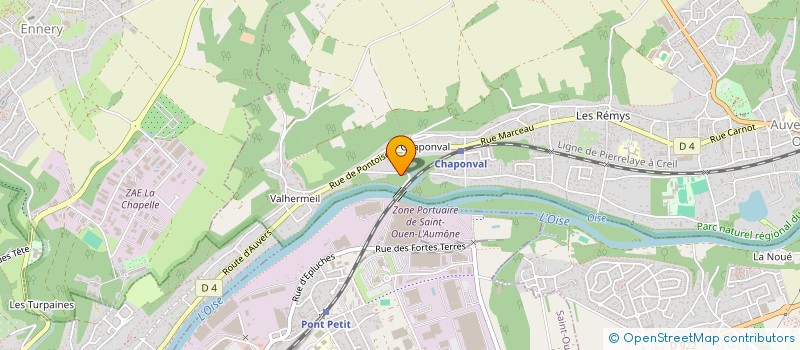 localisation de l'entreprise STL à AUVERS-SUR-OISE