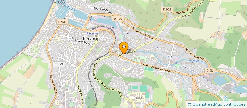 localisation de l'entreprise STL  FECAMP