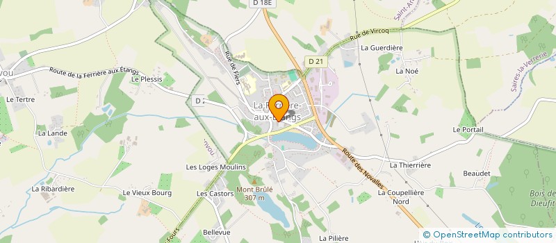 localisation de l'entreprise STL  LA FERRIERE-AUX-ETANGS