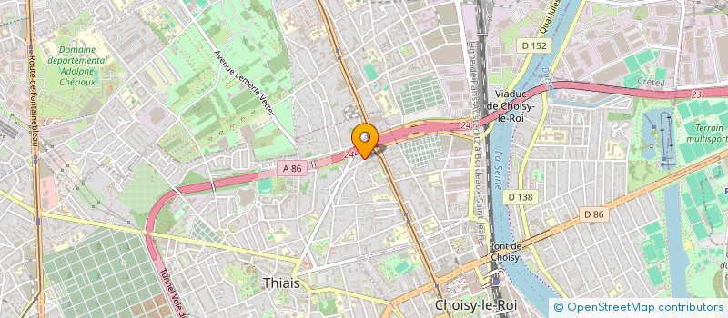 localisation de l'entreprise STL HOLDING  THIAIS