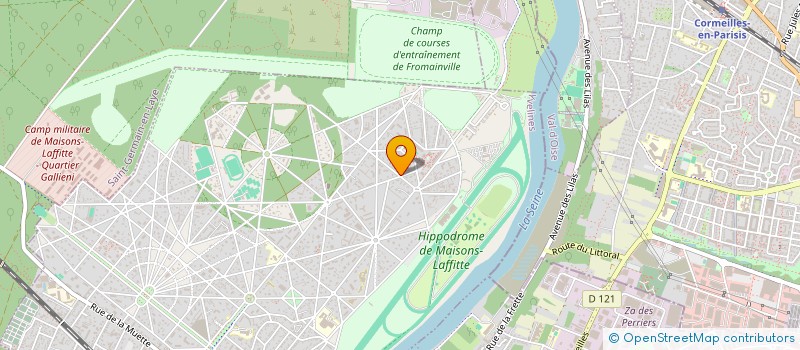 localisation de l'entreprise STL IMMOBILIER  MAISONS-LAFFITTE