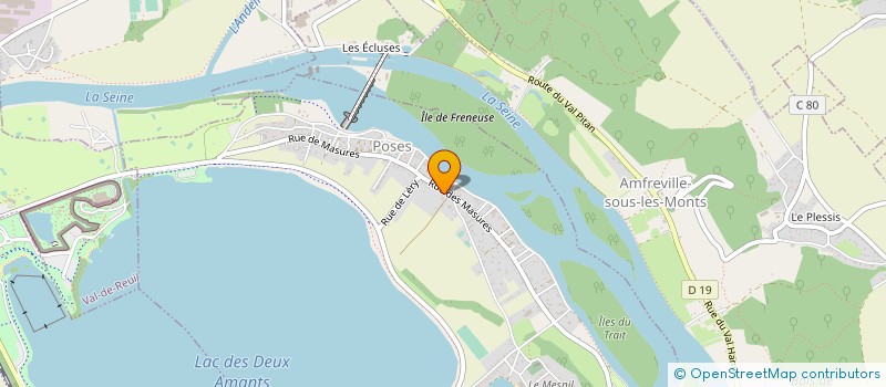 localisation de l'entreprise STL LOISIRS SARL  POSES