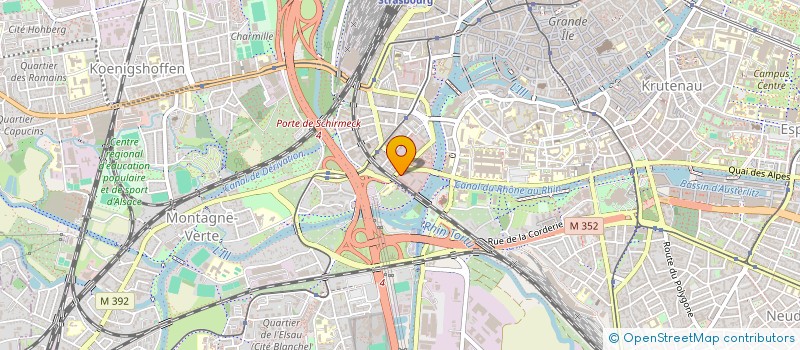 localisation de l'entreprise STL PRESTA à STRASBOURG