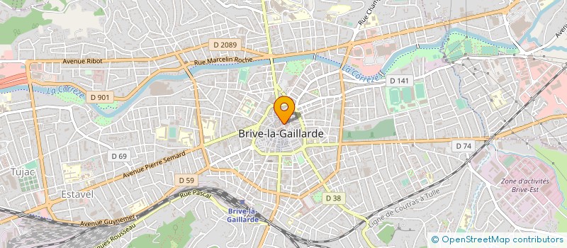 localisation de l'entreprise STL RESTAURATION  BRIVE-LA-GAILLARDE