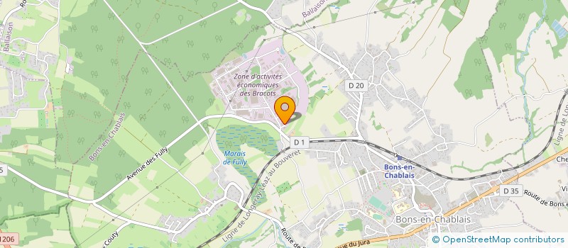 localisation de l'entreprise STL SCULPT  BONS-EN-CHABLAIS