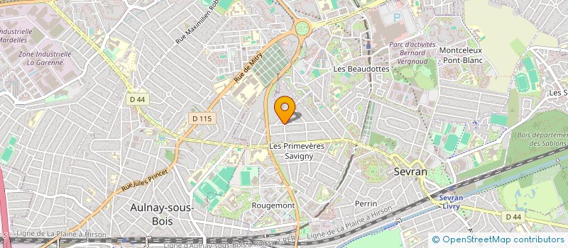 localisation de l'entreprise STLB  SEVRAN