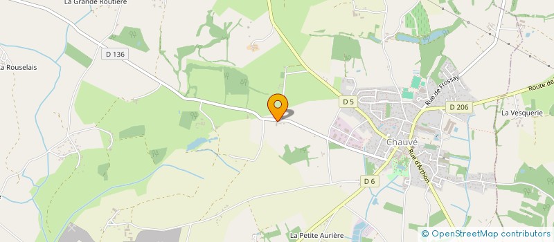 localisation de l'entreprise STLBC  CHAUVE