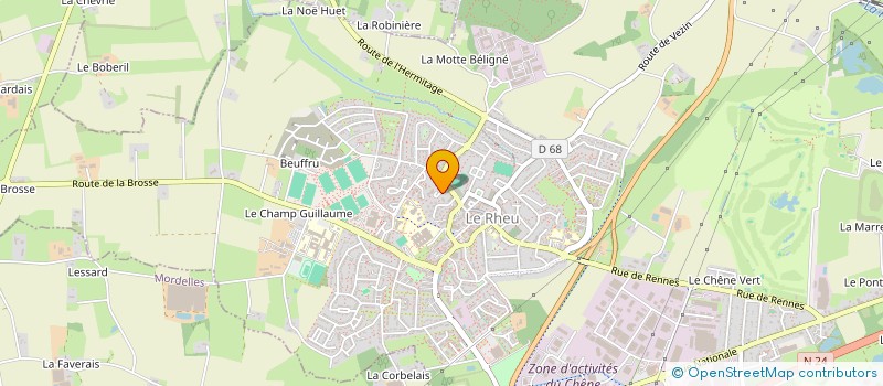 localisation de l'entreprise STLDV TERRA à LE RHEU