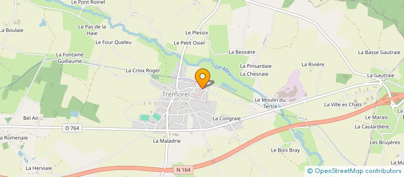 localisation de l'entreprise STLF  TREMOREL