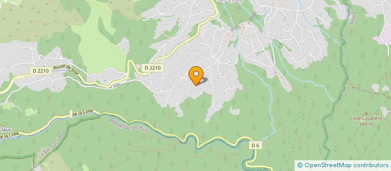 localisation de l'entreprise STLG à TOURRETTES-SUR-LOUP