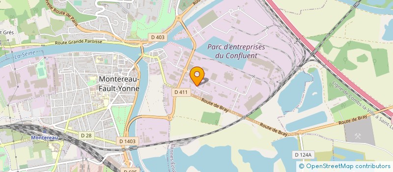 localisation de l'entreprise STLG RECYCLAGE à MONTEREAU-FAULT-YONNE