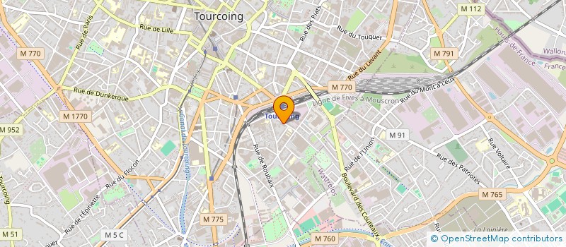 localisation de l'entreprise STLH INVEST à TOURCOING