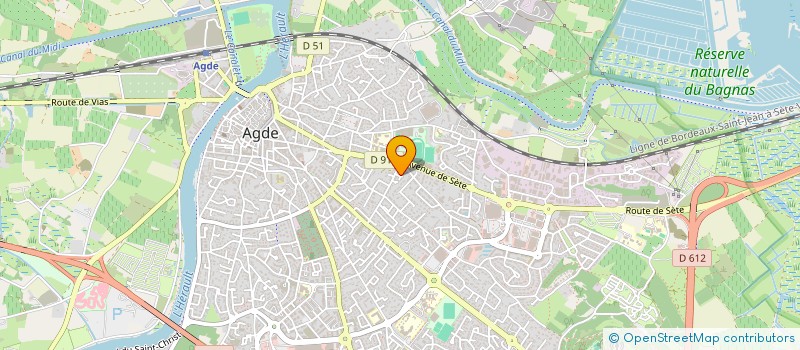 localisation de l'entreprise STLJ  AGDE