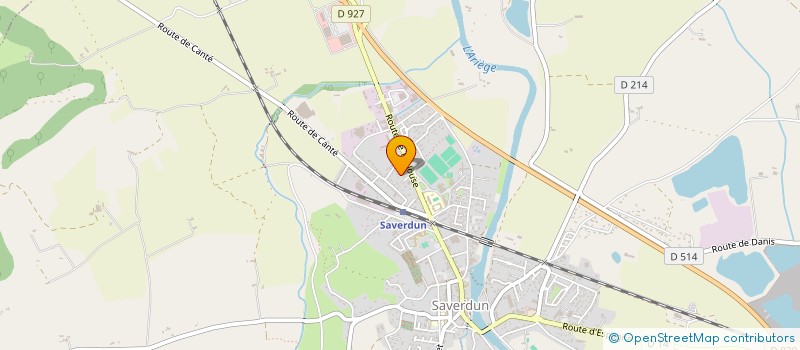 localisation de l'entreprise STLL CONSEIL à SAVERDUN