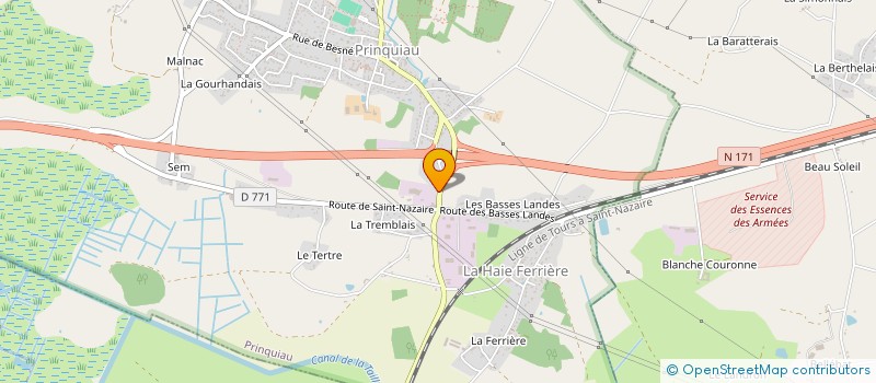 localisation de l'entreprise STLM DON  PRINQUIAU