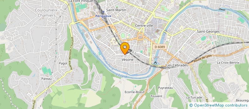localisation de l'entreprise STLM PRAIRIE à PERIGUEUX