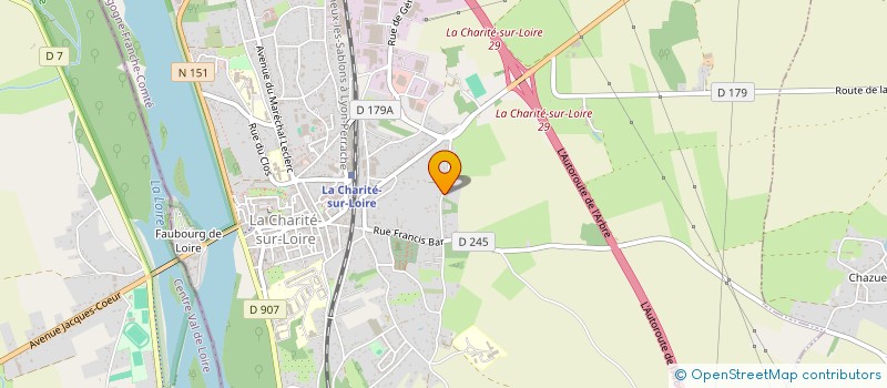 localisation de l'entreprise STLO à LA CHARITE-SUR-LOIRE
