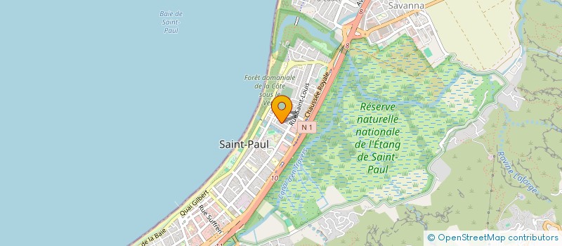 localisation de l'entreprise STLP SERVICES à SAINT-PAUL