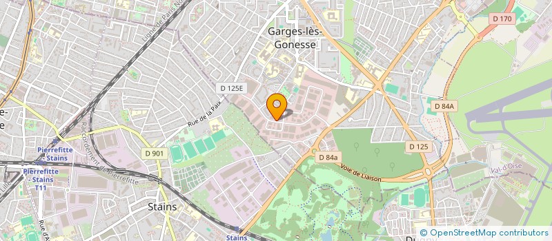 localisation de l'entreprise STLTP à GARGES-LES-GONESSE