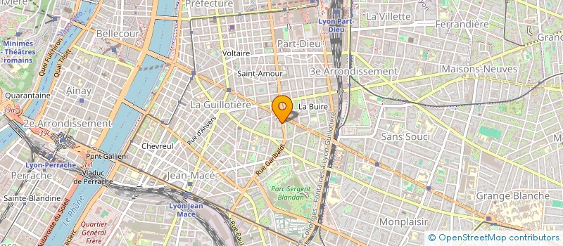 localisation de l'entreprise STLV STE TRANSP LOUAG VEHICULE à LYON